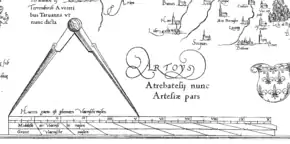 Scalebar on a Mercator map