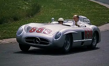 Mercedes-Benz 300 SLR similar to the 1955 winner driven by Stirling Moss and Peter Collins