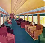 Front of parlor car