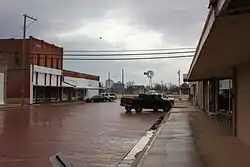 Street in Merkel, Texas