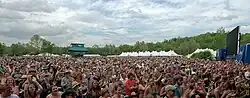MerleFest Crowd during Avett Brothers Performance