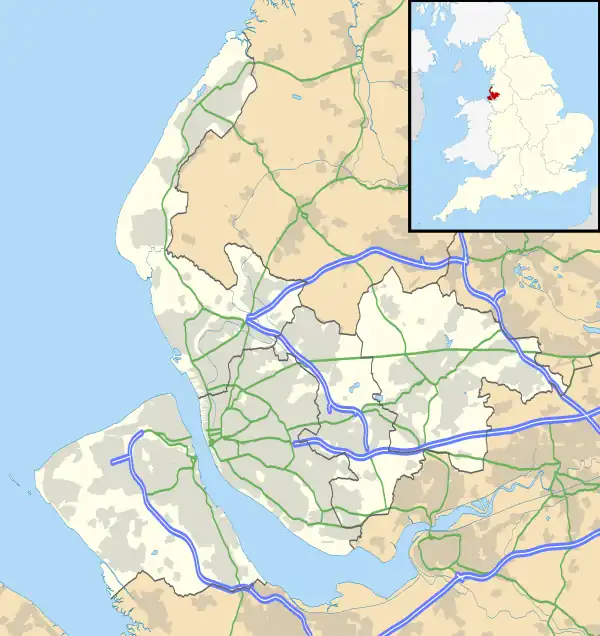 Thatto Heath is located in Merseyside