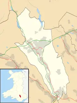 Town is located in Merthyr Tydfil