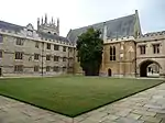 Merton College, South Range Hall, Front Quadrangle