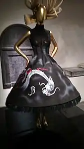 A Givenchy dragon gown
