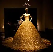 Guo Pei gown displayed at "China: Through the Looking Glass" in 2015