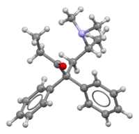 The more active R enantiomer of methadone (levomethadone)