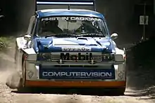 The MG Metro 6R4 was developed by Williams for the 1986 World Rally Championship