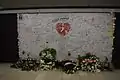 Memorial wall after the attacks