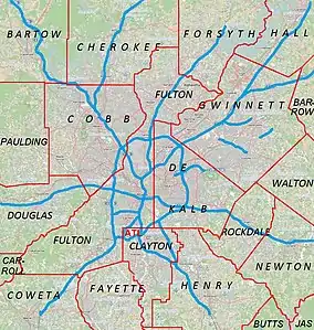 Decatur is located in Metro Atlanta