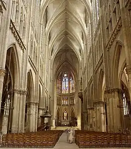 The nave, looking toward the choir