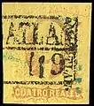 Quatro reales 1861, Mazatlan district and postmark