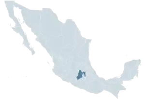 Location of State of Mexico within Mexico Country.