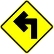 SP-7: Sharp curve (left)