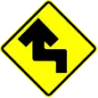 SP-9: Sharp reverse curve (left)