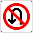 SR-25: U-turn prohibited