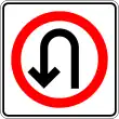 SR-25a: U-turn permitted