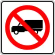 SR-32: Heavy vehicles prohibited