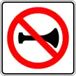 SR-33: Use of audible signals prohibited