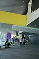 Melbourne Exhibition Centre Mezzanine balcony viewed through the concourse