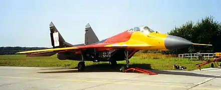 Black-Red-Golden MiG-29 from Laage