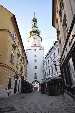 Michael's Gate in Bratislava, Slovakia