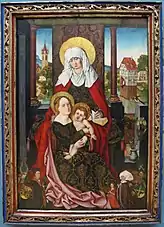 The Virgin and child with donors