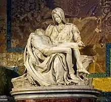 Michelangelo's Pietà, in the Basilica, is one of the Vatican's best known artworks