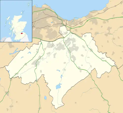 Penicuik is located in Midlothian