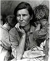 Dorothea Lange "Migrant Mother, Nipomo, California"