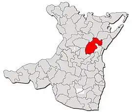 Location in Constanța County