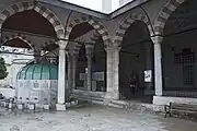 Mihrimah Sultan Mosque Uskudar with ablutions fountain
