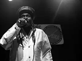 Mikey Dread performing at the 2006 Winnipeg Ska and Reggae Festival.