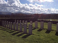 Military graves at Andreas Churchyard