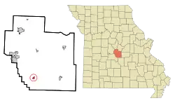 Location of Brumley, Missouri