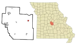 Location of St. Elizabeth, Missouri