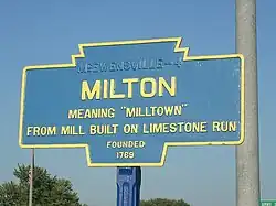 Official logo of Milton, Pennsylvania