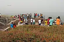 tourists at Mim Bour