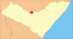 Location of Minador do Negrão