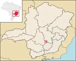 Location of Bonfim in Minas Gerais