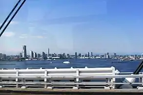 View from the Yokohama Bay Bridge (2007)