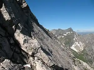 Klettersteig passage
