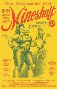 Mineshaft Number 30 15th Anniversary Issue, Front cover by R. Crumb.