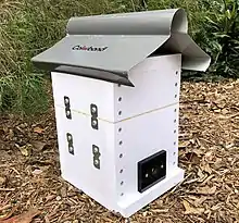 The OATH hive is a man made home for Austroplebeia Australis bees.