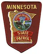 Official Patch of the Minnesota State Patrol