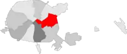 Location of Partyzanski District