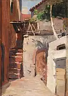 Motif with an old house in Algeria, 1917