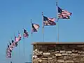 Avenue of Flags near the Flag Assembly area