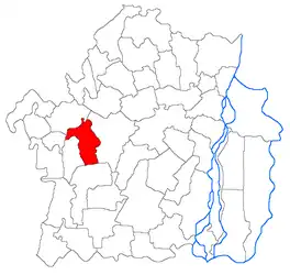 Location in Brăila County