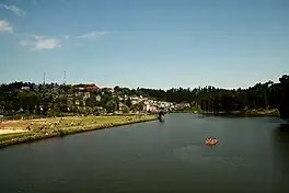 Mirik town with a view of Sumendu Lake